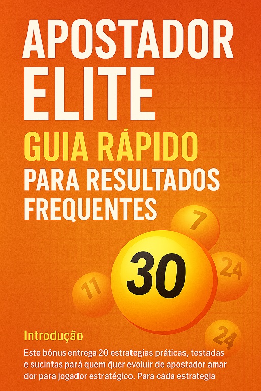 Capa Apostador Elite — Guia Lotomania